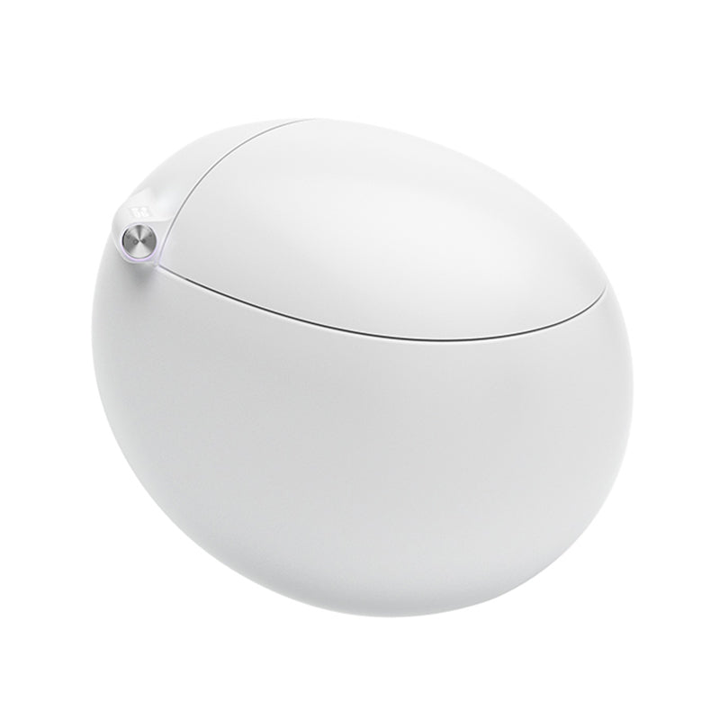 Modern Round Floor Standing Bidet with Temperature Control and Heated Seat Clearhalo 'Bathroom Remodel & Bathroom Fixtures' 'Bidets' 'Home Improvement' 'home_improvement' 'home_improvement_bidets' 'Toilets & Bidets' 7981485