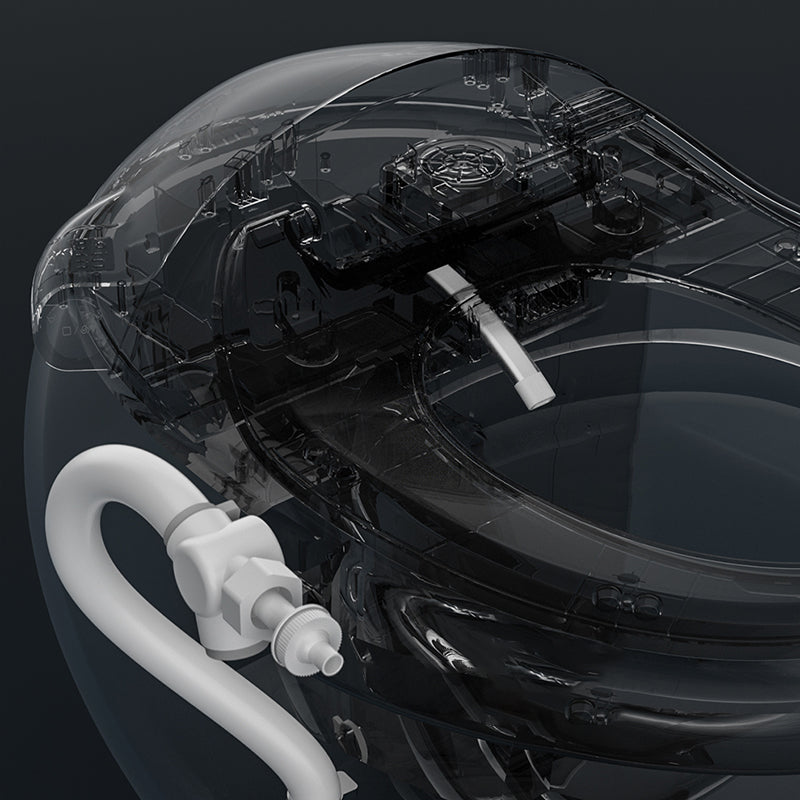 Modern Round Floor Standing Bidet with Temperature Control and Heated Seat Clearhalo 'Bathroom Remodel & Bathroom Fixtures' 'Bidets' 'Home Improvement' 'home_improvement' 'home_improvement_bidets' 'Toilets & Bidets' 7981487