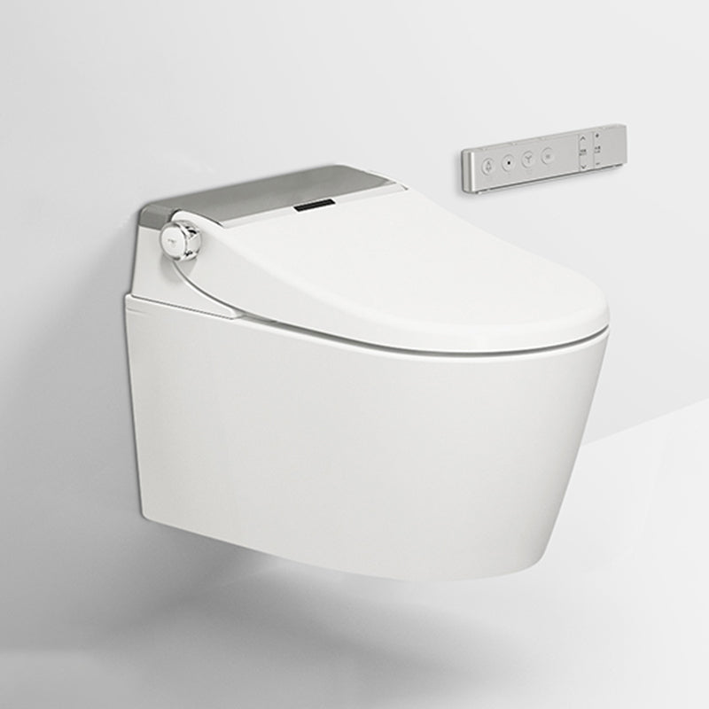 White Modern Deodorizing Wall Hung Toilet Set with Water Pressure Control Clearhalo 'Bathroom Remodel & Bathroom Fixtures' 'Bidets' 'Home Improvement' 'home_improvement' 'home_improvement_bidets' 'Toilets & Bidets' 7981491