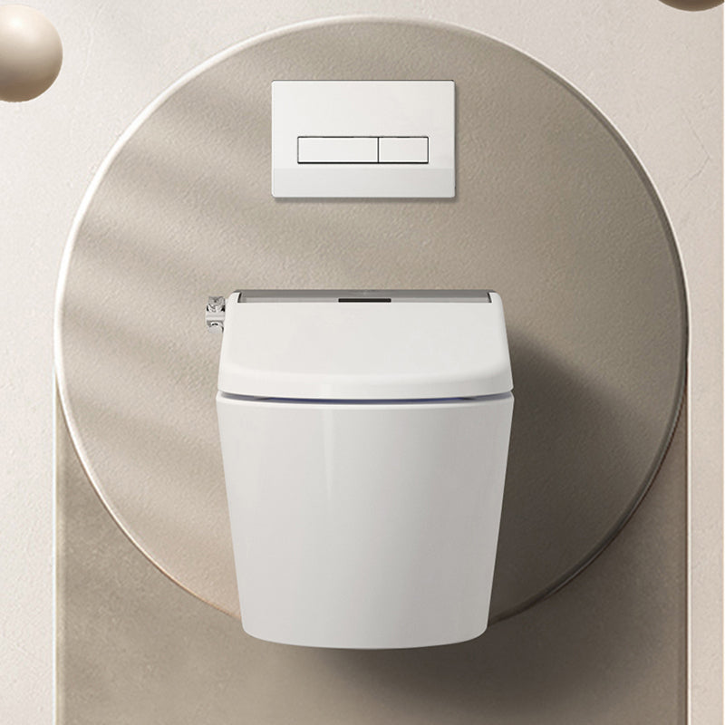 White Modern Deodorizing Wall Hung Toilet Set with Water Pressure Control Clearhalo 'Bathroom Remodel & Bathroom Fixtures' 'Bidets' 'Home Improvement' 'home_improvement' 'home_improvement_bidets' 'Toilets & Bidets' 7981493