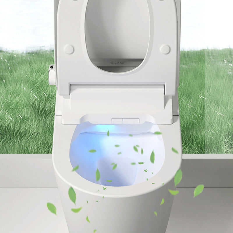 White Modern Deodorizing Wall Hung Toilet Set with Water Pressure Control Clearhalo 'Bathroom Remodel & Bathroom Fixtures' 'Bidets' 'Home Improvement' 'home_improvement' 'home_improvement_bidets' 'Toilets & Bidets' 7981496