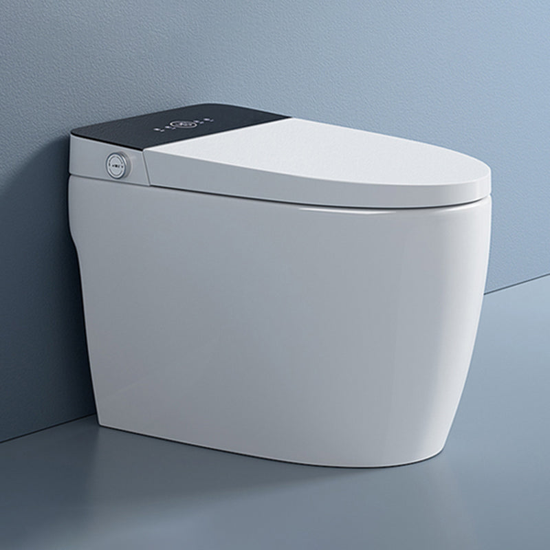 Ceramic Elongated Smart Toilet Bidet without Water Pressure Control Clearhalo 'Bathroom Remodel & Bathroom Fixtures' 'Bidets' 'Home Improvement' 'home_improvement' 'home_improvement_bidets' 'Toilets & Bidets' 7981817