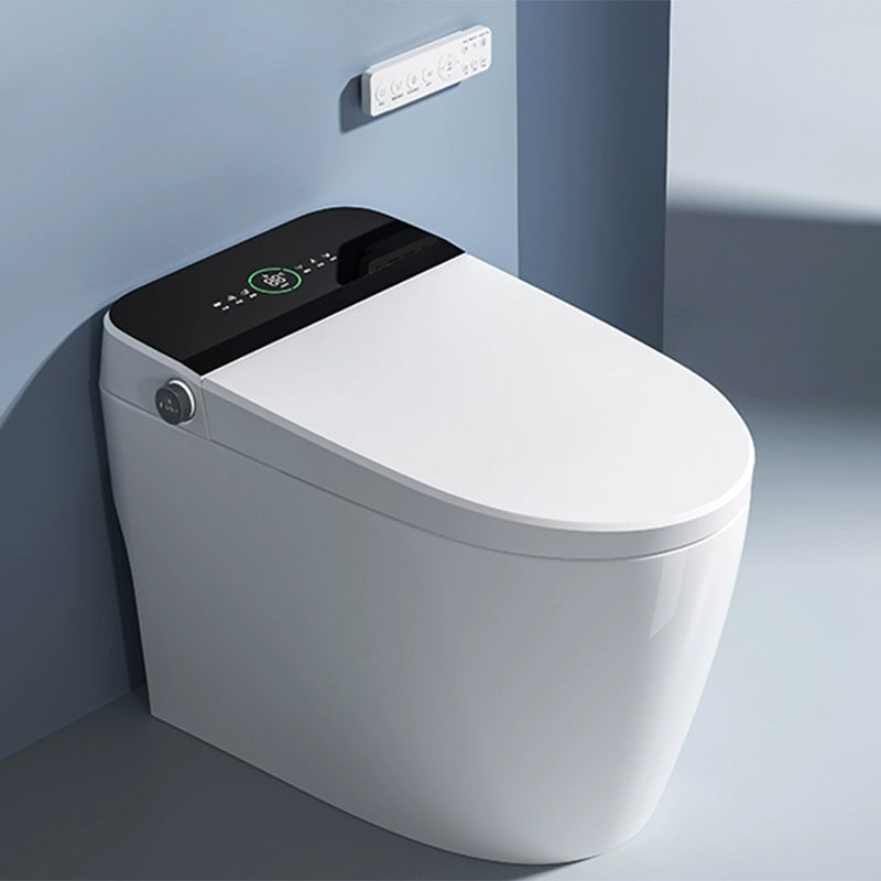 Ceramic Elongated Smart Toilet Bidet without Water Pressure Control Clearhalo 'Bathroom Remodel & Bathroom Fixtures' 'Bidets' 'Home Improvement' 'home_improvement' 'home_improvement_bidets' 'Toilets & Bidets' 7981822
