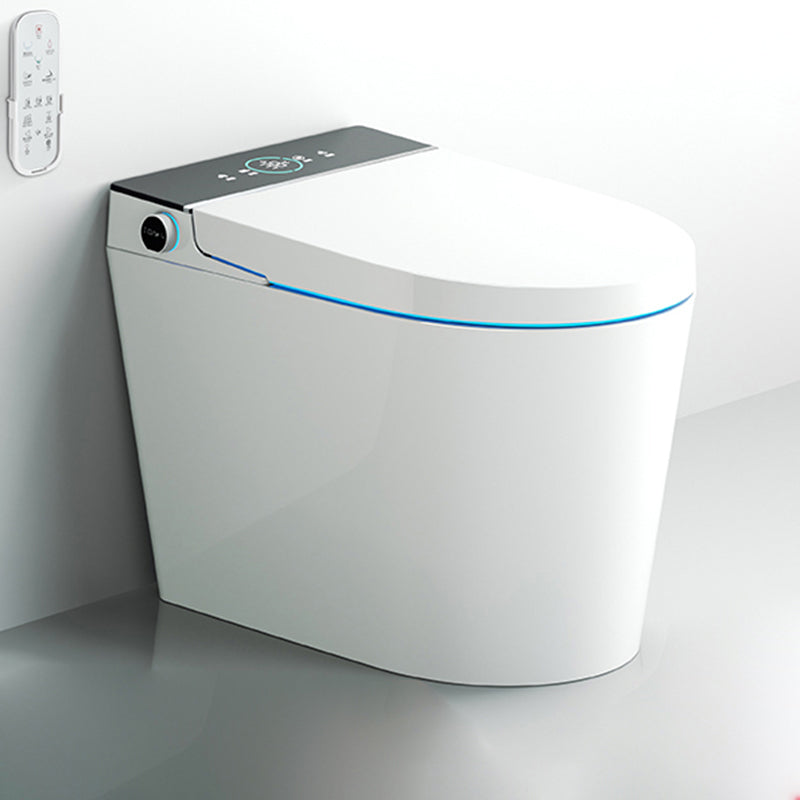 Elongated Heated Seat Floor Mount Bidet without Water Pressure Control Clearhalo 'Bathroom Remodel & Bathroom Fixtures' 'Bidets' 'Home Improvement' 'home_improvement' 'home_improvement_bidets' 'Toilets & Bidets' 7981825