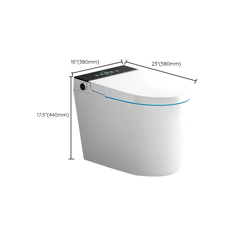 Elongated Heated Seat Floor Mount Bidet without Water Pressure Control Clearhalo 'Bathroom Remodel & Bathroom Fixtures' 'Bidets' 'Home Improvement' 'home_improvement' 'home_improvement_bidets' 'Toilets & Bidets' 7981835