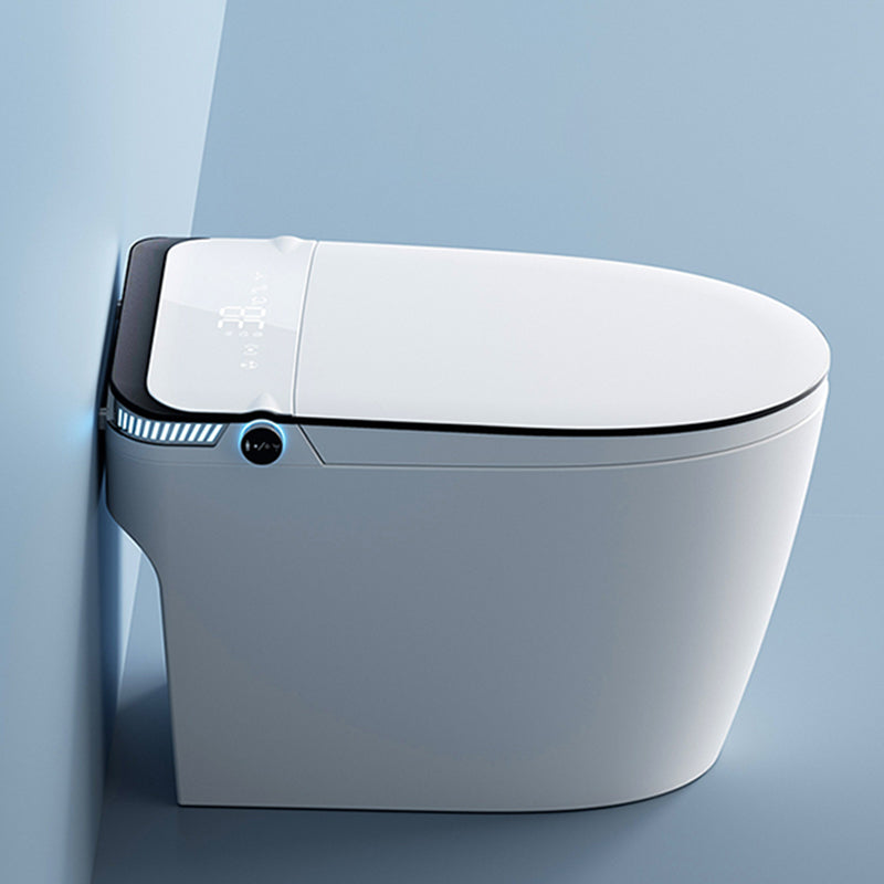 Elongated Floor Vitreous China Smart Mount Bidet with Heated Seat Clearhalo 'Bathroom Remodel & Bathroom Fixtures' 'Bidets' 'Home Improvement' 'home_improvement' 'home_improvement_bidets' 'Toilets & Bidets' 7981908