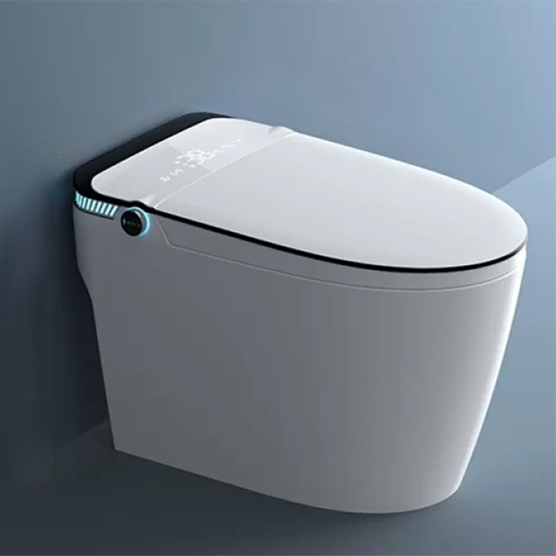 Elongated Floor Vitreous China Smart Mount Bidet with Heated Seat Clearhalo 'Bathroom Remodel & Bathroom Fixtures' 'Bidets' 'Home Improvement' 'home_improvement' 'home_improvement_bidets' 'Toilets & Bidets' 7981915