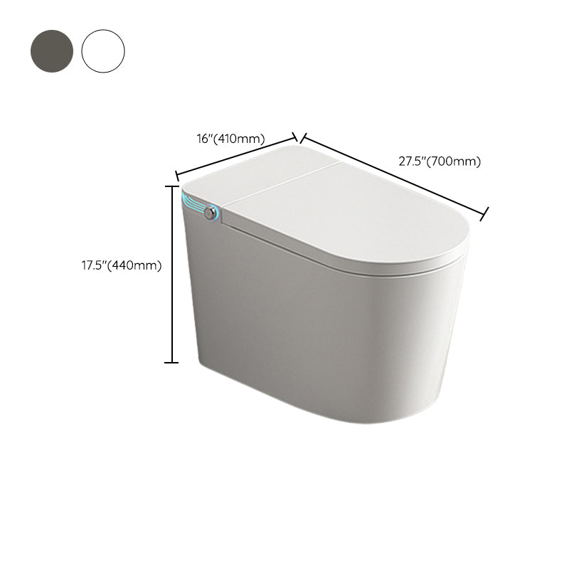 Elongated Smart Floor Mount Bidet without Water Pressure Control Clearhalo 'Bathroom Remodel & Bathroom Fixtures' 'Bidets' 'Home Improvement' 'home_improvement' 'home_improvement_bidets' 'Toilets & Bidets' 7981942