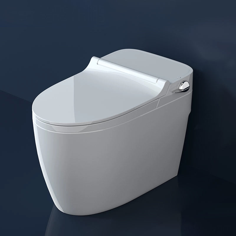 Ceramic Elongated Floor Mount Bidet without Water Pressure Control White Side Button Clearhalo 'Bathroom Remodel & Bathroom Fixtures' 'Bidets' 'Home Improvement' 'home_improvement' 'home_improvement_bidets' 'Toilets & Bidets' 7981970