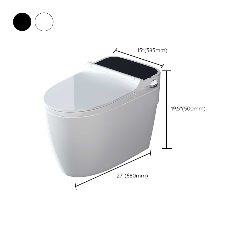 Ceramic Elongated Floor Mount Bidet without Water Pressure Control Clearhalo 'Bathroom Remodel & Bathroom Fixtures' 'Bidets' 'Home Improvement' 'home_improvement' 'home_improvement_bidets' 'Toilets & Bidets' 7981977