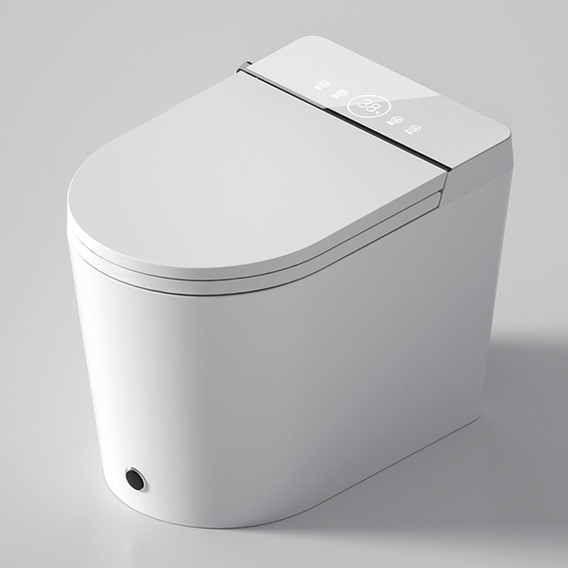 Elongated Ceramic Floor Mount Bidet with Nozzle and Heated Seat Clearhalo 'Bathroom Remodel & Bathroom Fixtures' 'Bidets' 'Home Improvement' 'home_improvement' 'home_improvement_bidets' 'Toilets & Bidets' 7982003