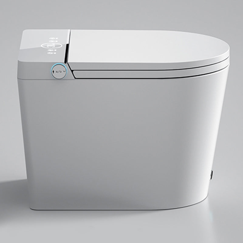 Elongated Ceramic Floor Mount Bidet with Nozzle and Heated Seat White Clearhalo 'Bathroom Remodel & Bathroom Fixtures' 'Bidets' 'Home Improvement' 'home_improvement' 'home_improvement_bidets' 'Toilets & Bidets' 7982005