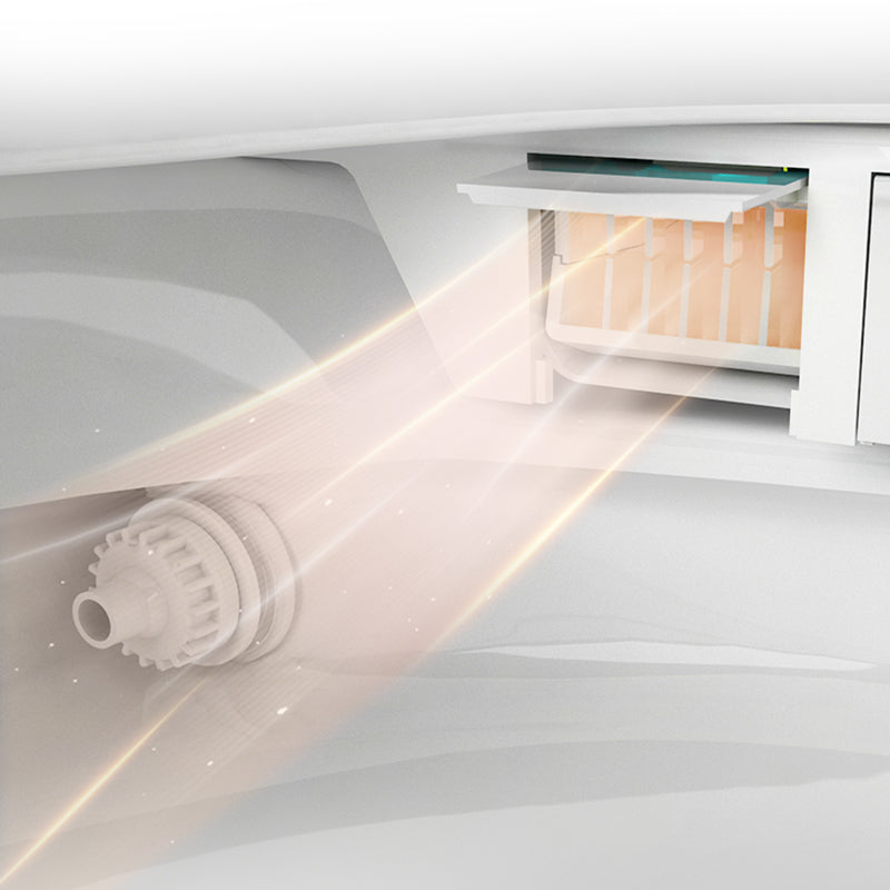 Contemporary Elongated Ceramic Floor Standing Bidet with Heated Seat Clearhalo 'Bathroom Remodel & Bathroom Fixtures' 'Bidets' 'Home Improvement' 'home_improvement' 'home_improvement_bidets' 'Toilets & Bidets' 7982042