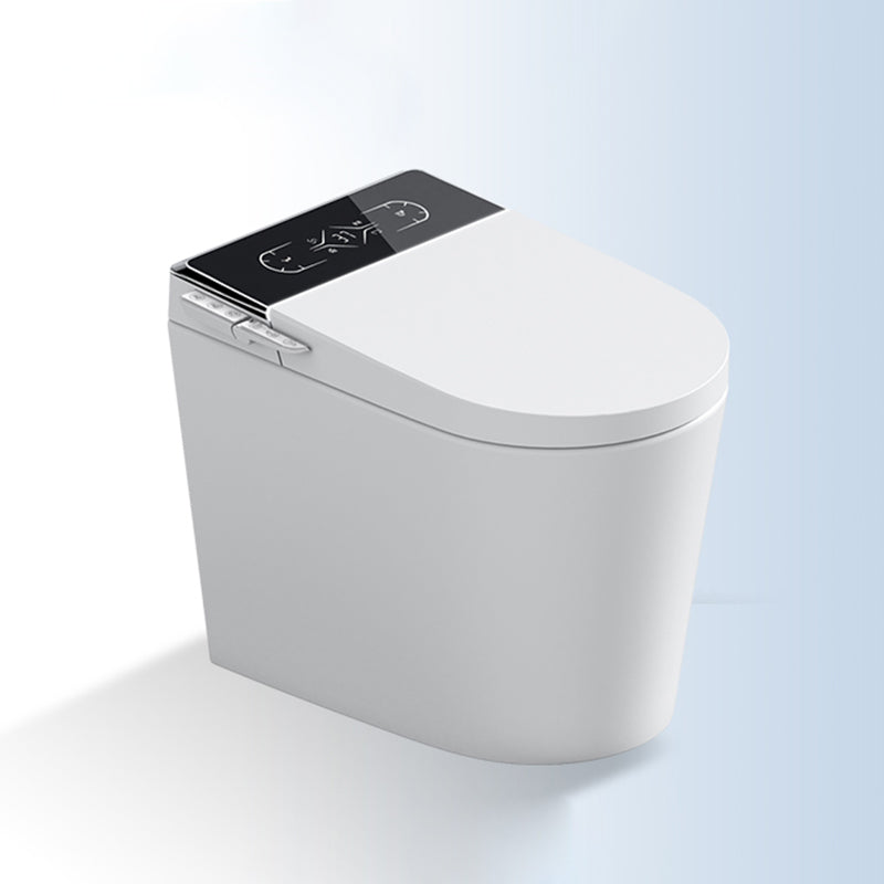 Elongated Ceramic Floor Standing Bidet with Heated Seat and UV Sterilization Clearhalo 'Bathroom Remodel & Bathroom Fixtures' 'Bidets' 'Home Improvement' 'home_improvement' 'home_improvement_bidets' 'Toilets & Bidets' 7982046