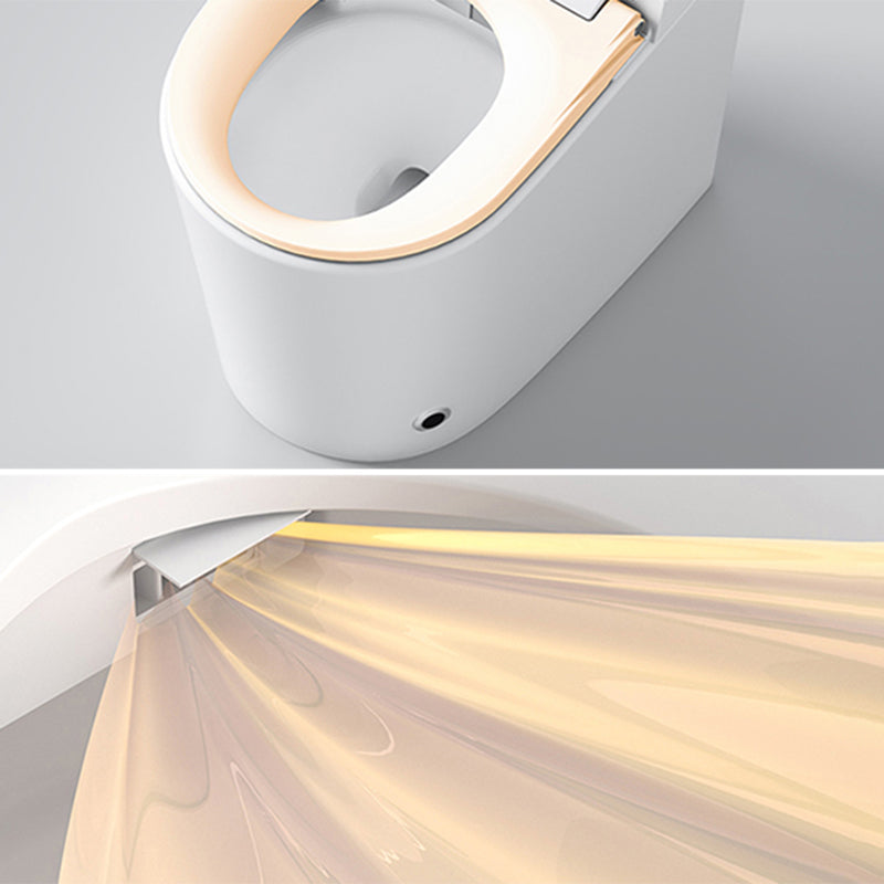 Elongated Ceramic Floor Standing Bidet with Heated Seat and UV Sterilization Clearhalo 'Bathroom Remodel & Bathroom Fixtures' 'Bidets' 'Home Improvement' 'home_improvement' 'home_improvement_bidets' 'Toilets & Bidets' 7982056