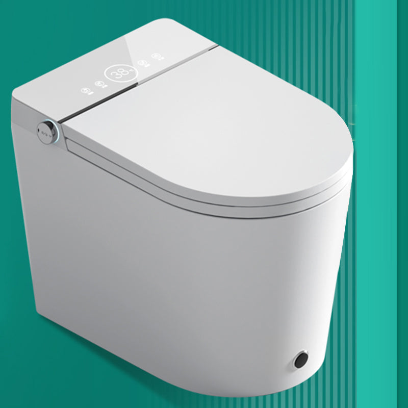 Elongated Stain Resistant Floor Standing Bidet with Heated Seat and Warm Air Dryer Clearhalo 'Bathroom Remodel & Bathroom Fixtures' 'Bidets' 'Home Improvement' 'home_improvement' 'home_improvement_bidets' 'Toilets & Bidets' 7982080