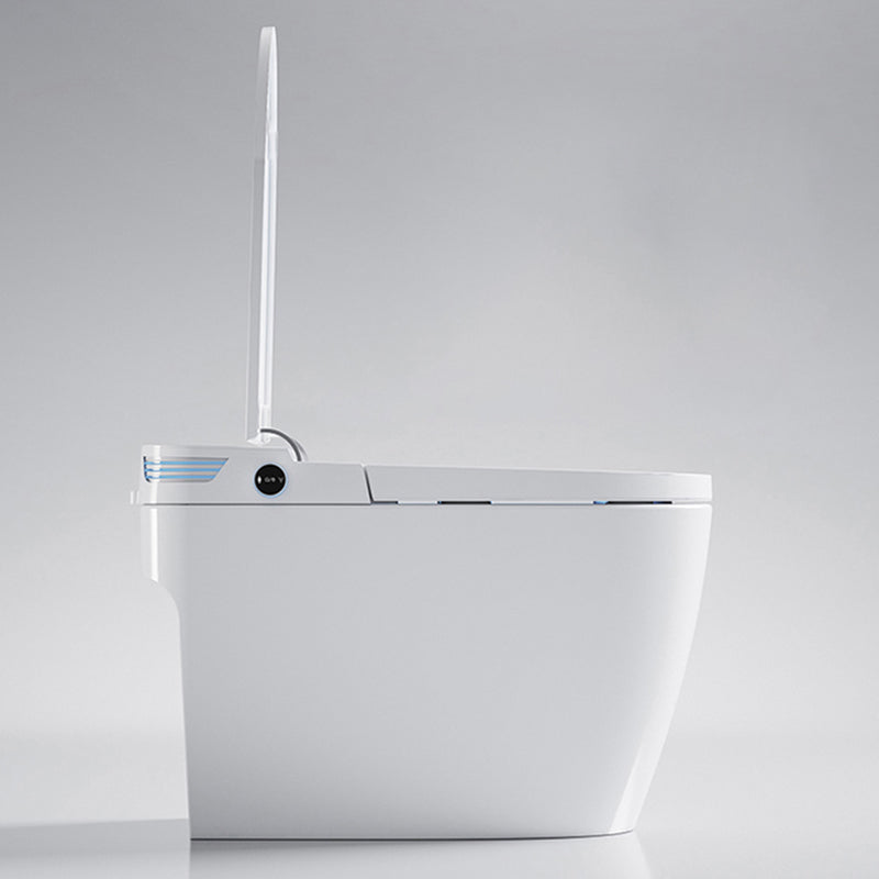 Ceramic Elongated Floor Mount Bidet in White without Water Pressure Control Clearhalo 'Bathroom Remodel & Bathroom Fixtures' 'Bidets' 'Home Improvement' 'home_improvement' 'home_improvement_bidets' 'Toilets & Bidets' 7982379