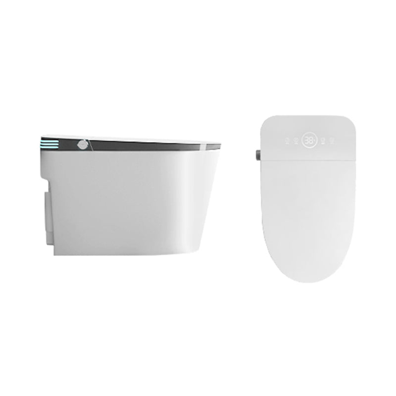 Elongated Smart Floor Standing Bidet without Water Pressure Control Clearhalo 'Bathroom Remodel & Bathroom Fixtures' 'Bidets' 'Home Improvement' 'home_improvement' 'home_improvement_bidets' 'Toilets & Bidets' 7982435