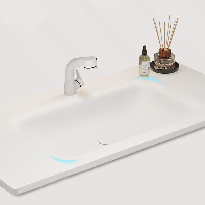 Mirror Included Wall Mount Bathroom Sink Vanity in White with Doors Drawers Clearhalo 'Bathroom Remodel & Bathroom Fixtures' 'Bathroom Vanities' 'bathroom_vanities' 'Home Improvement' 'home_improvement' 'home_improvement_bathroom_vanities' 8026165