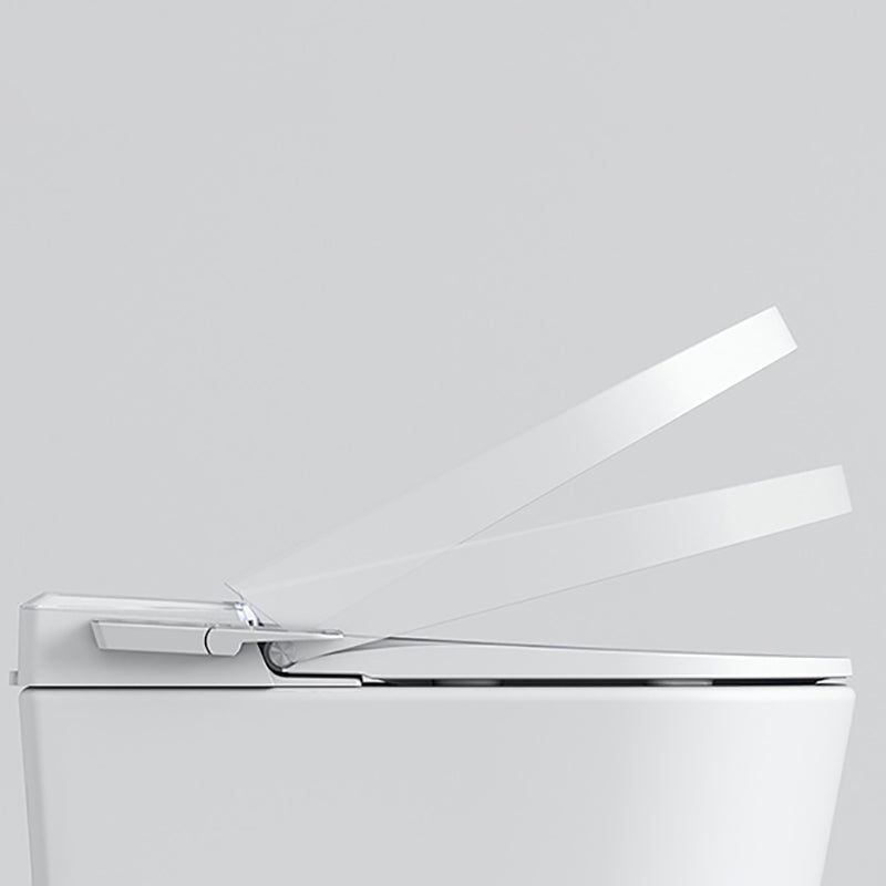 Elongated One-Piece Smart Toilet Bidet with Remote Control - 22.8" D Clearhalo 'Bathroom Remodel & Bathroom Fixtures' 'Bidets' 'Home Improvement' 'home_improvement' 'home_improvement_bidets' 'Toilets & Bidets' 8033426