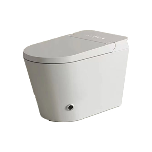 Horizontal Elongated Toilet Seat Bidet in White of 18.1" H with Dryer Clearhalo 'Bathroom Remodel & Bathroom Fixtures' 'Bidets' 'Home Improvement' 'home_improvement' 'home_improvement_bidets' 'Toilets & Bidets' 8033434