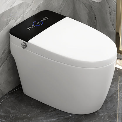 18.5" H All-In-One Smart Toilet Seat Bidet with Dryer & Heated Seat Automatic Flap & Ultraviolet Sterilization Clearhalo 'Bathroom Remodel & Bathroom Fixtures' 'Bidets' 'Home Improvement' 'home_improvement' 'home_improvement_bidets' 'Toilets & Bidets' 8033458