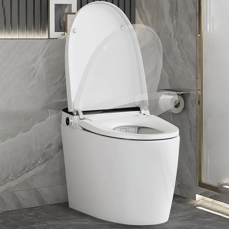 18.5" H All-In-One Smart Toilet Seat Bidet with Dryer & Heated Seat Clearhalo 'Bathroom Remodel & Bathroom Fixtures' 'Bidets' 'Home Improvement' 'home_improvement' 'home_improvement_bidets' 'Toilets & Bidets' 8033460
