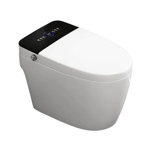 18.5" H All-In-One Smart Toilet Seat Bidet with Dryer & Heated Seat Clearhalo 'Bathroom Remodel & Bathroom Fixtures' 'Bidets' 'Home Improvement' 'home_improvement' 'home_improvement_bidets' 'Toilets & Bidets' 8033462