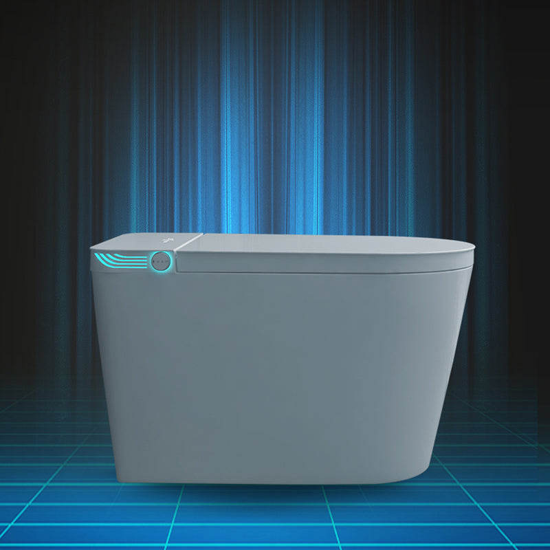 Electric Heated Smart Toilet Bidet Seat in Cotton White of 16.1" W Clearhalo 'Bathroom Remodel & Bathroom Fixtures' 'Bidets' 'Home Improvement' 'home_improvement' 'home_improvement_bidets' 'Toilets & Bidets' 8033484