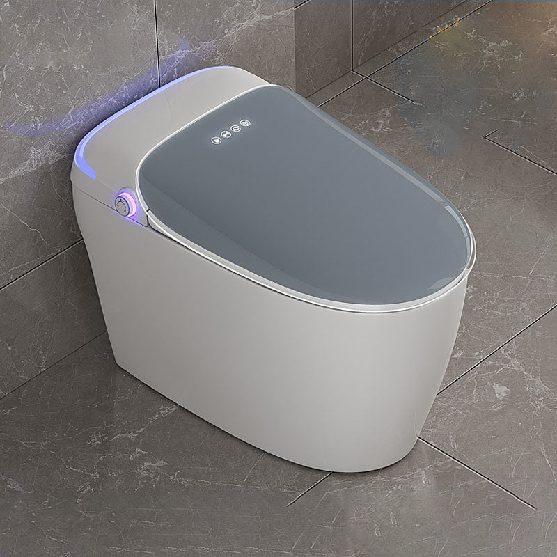 15.35" W Elongated All-in-One Smart Bidet with Water Tank & Heated Seat Grey Clearhalo 'Bathroom Remodel & Bathroom Fixtures' 'Bidets' 'Home Improvement' 'home_improvement' 'home_improvement_bidets' 'Toilets & Bidets' 8033497