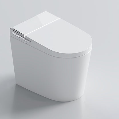 Elongated Smart All-In-One Toilet Seat Bidet with Heated Seat White Dryer Not Included (Standard) Clearhalo 'Bathroom Remodel & Bathroom Fixtures' 'Bidets' 'Home Improvement' 'home_improvement' 'home_improvement_bidets' 'Toilets & Bidets' 8033510