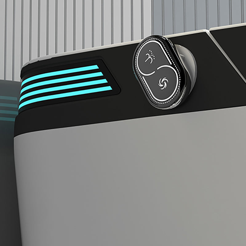 Elongated All-in-One Smart Bidet Toilet Seat with Unlimited Warm Water Clearhalo 'Bathroom Remodel & Bathroom Fixtures' 'Bidets' 'Home Improvement' 'home_improvement' 'home_improvement_bidets' 'Toilets & Bidets' 8033535