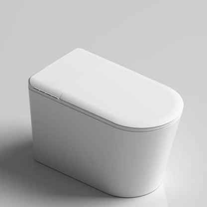 15.7" W Elongated Floor Standing Bidet in White with Heated Seat Dryer Not Included (Standard) Clearhalo 'Bathroom Remodel & Bathroom Fixtures' 'Bidets' 'Home Improvement' 'home_improvement' 'home_improvement_bidets' 'Toilets & Bidets' 8033614