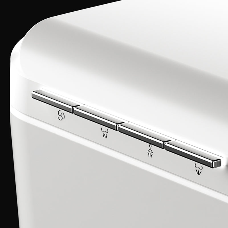 15.7" W Elongated Floor Standing Bidet in White with Heated Seat Clearhalo 'Bathroom Remodel & Bathroom Fixtures' 'Bidets' 'Home Improvement' 'home_improvement' 'home_improvement_bidets' 'Toilets & Bidets' 8033616