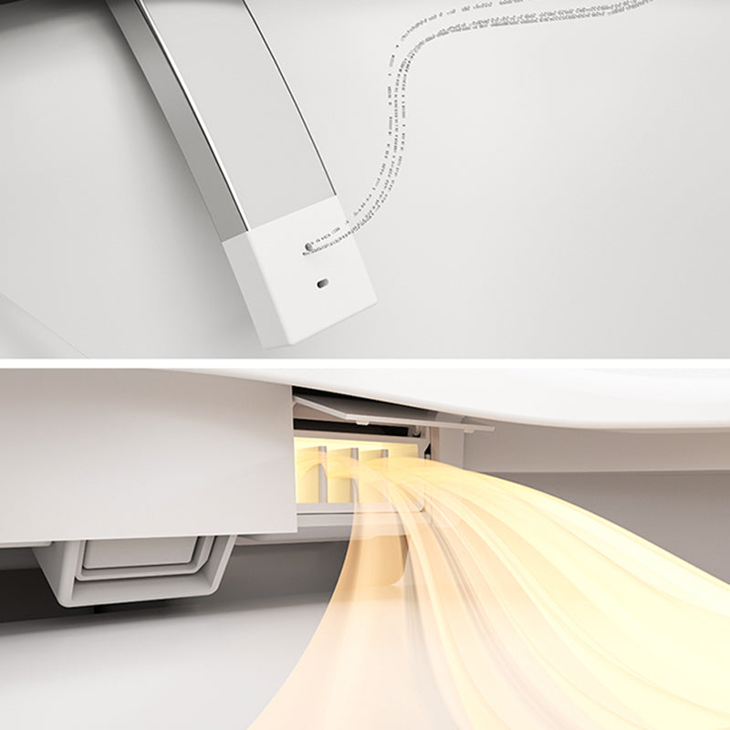 15.7" W Elongated Floor Standing Bidet in White with Heated Seat Clearhalo 'Bathroom Remodel & Bathroom Fixtures' 'Bidets' 'Home Improvement' 'home_improvement' 'home_improvement_bidets' 'Toilets & Bidets' 8033617