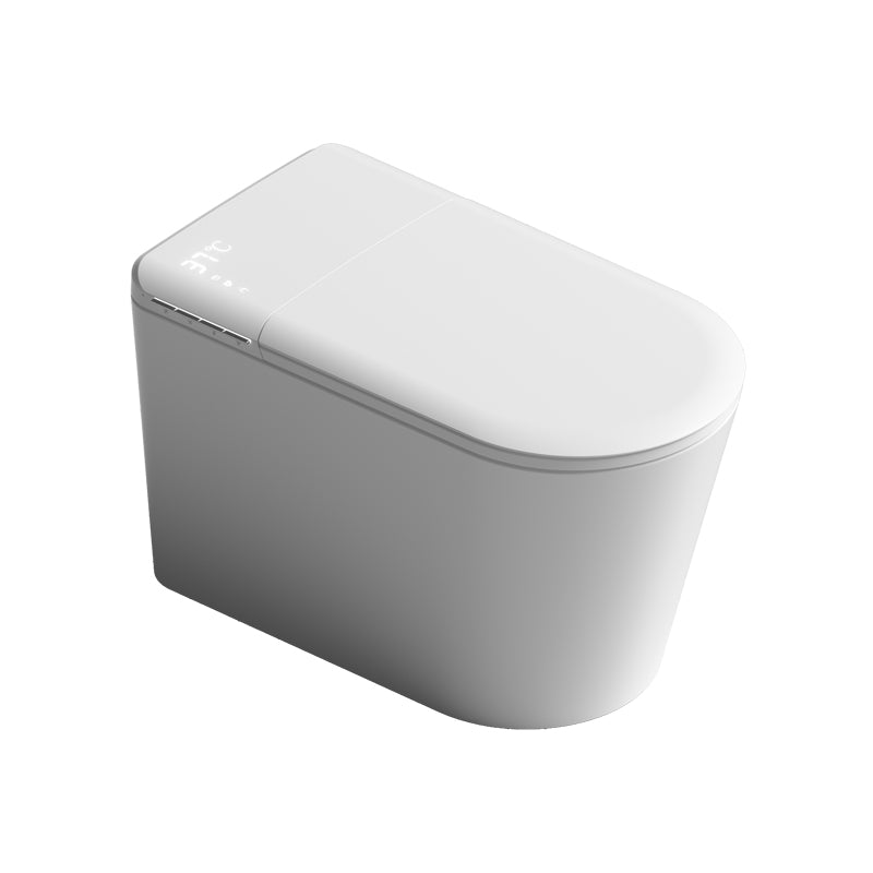 15.7" W Elongated Floor Standing Bidet in White with Heated Seat Clearhalo 'Bathroom Remodel & Bathroom Fixtures' 'Bidets' 'Home Improvement' 'home_improvement' 'home_improvement_bidets' 'Toilets & Bidets' 8033618