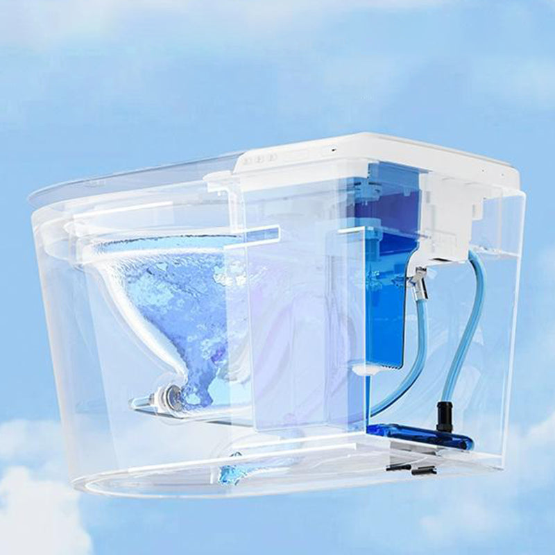 15.7" W Elongated Floor Standing Bidet in White with Heated Seat Clearhalo 'Bathroom Remodel & Bathroom Fixtures' 'Bidets' 'Home Improvement' 'home_improvement' 'home_improvement_bidets' 'Toilets & Bidets' 8033620