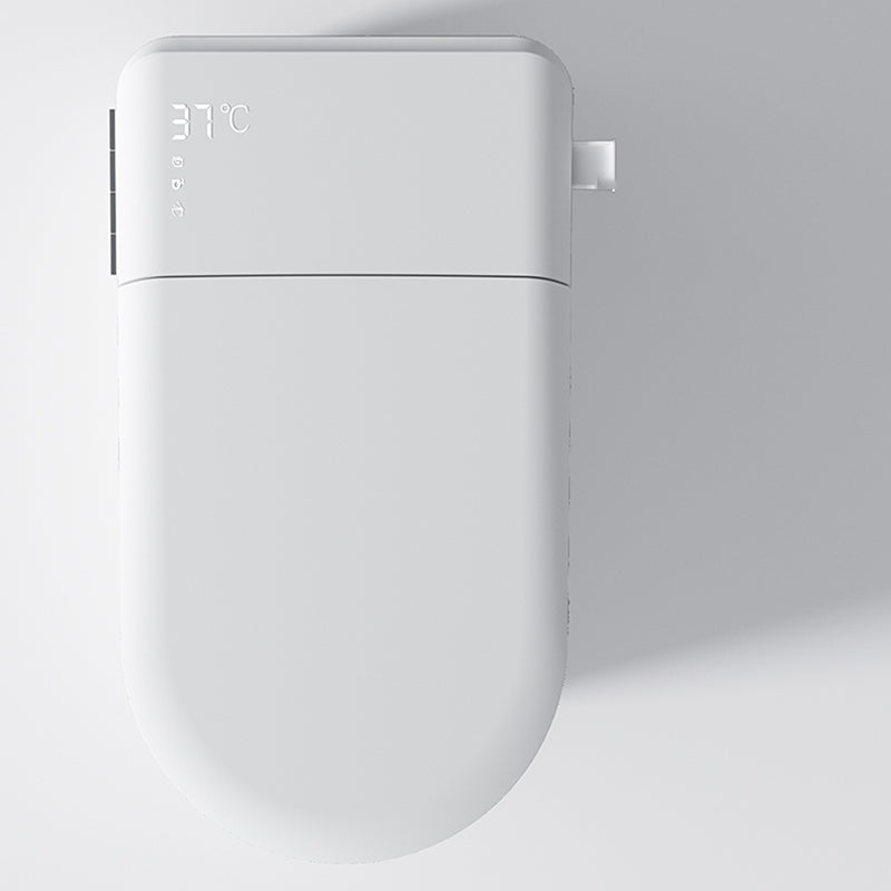 15.7" W Elongated Floor Standing Bidet in White with Heated Seat Clearhalo 'Bathroom Remodel & Bathroom Fixtures' 'Bidets' 'Home Improvement' 'home_improvement' 'home_improvement_bidets' 'Toilets & Bidets' 8033624