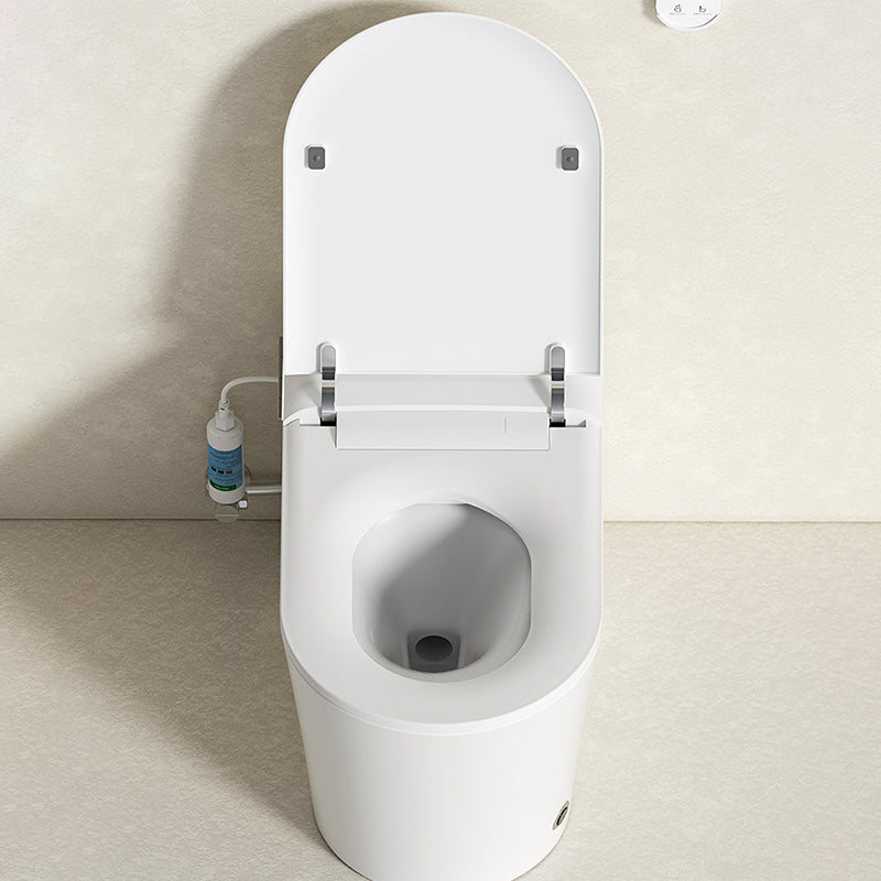 15.7" W Elongated Floor Standing Bidet in White with Heated Seat Clearhalo 'Bathroom Remodel & Bathroom Fixtures' 'Bidets' 'Home Improvement' 'home_improvement' 'home_improvement_bidets' 'Toilets & Bidets' 8033626