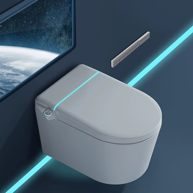 Wall Hung Toilet Set with Water Pressure Control and Heated Seat Clearhalo 'Bathroom Remodel & Bathroom Fixtures' 'Bidets' 'Home Improvement' 'home_improvement' 'home_improvement_bidets' 'Toilets & Bidets' 8046519