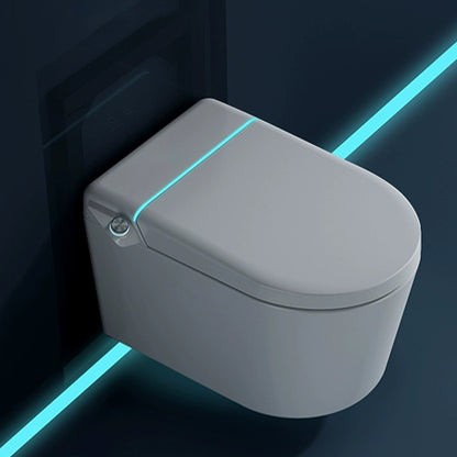 Wall Hung Toilet Set with Water Pressure Control and Heated Seat White Clearhalo 'Bathroom Remodel & Bathroom Fixtures' 'Bidets' 'Home Improvement' 'home_improvement' 'home_improvement_bidets' 'Toilets & Bidets' 8046520