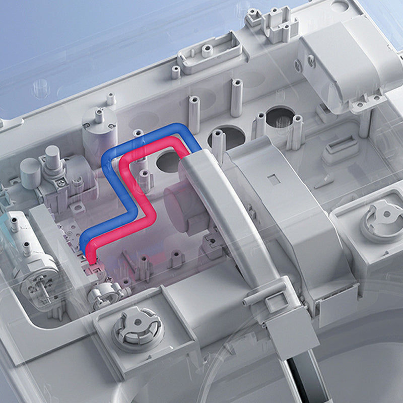 Wall Hung Toilet Set with Water Pressure Control and Heated Seat Clearhalo 'Bathroom Remodel & Bathroom Fixtures' 'Bidets' 'Home Improvement' 'home_improvement' 'home_improvement_bidets' 'Toilets & Bidets' 8046526