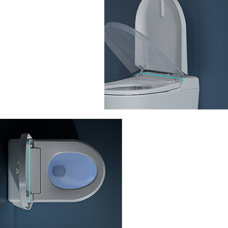 Wall Hung Toilet Set with Water Pressure Control and Heated Seat Clearhalo 'Bathroom Remodel & Bathroom Fixtures' 'Bidets' 'Home Improvement' 'home_improvement' 'home_improvement_bidets' 'Toilets & Bidets' 8046527