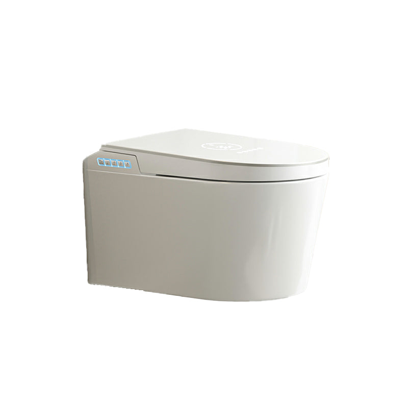 White Wall Hung Toilet Set with Temperature Control and Foot Sensor Clearhalo 'Bathroom Remodel & Bathroom Fixtures' 'Bidets' 'Home Improvement' 'home_improvement' 'home_improvement_bidets' 'Toilets & Bidets' 8046537