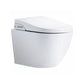 Modern Wall Hung Toilet Set with Temperature Control and Heated Seat Clearhalo 'Bathroom Remodel & Bathroom Fixtures' 'Bidets' 'Home Improvement' 'home_improvement' 'home_improvement_bidets' 'Toilets & Bidets' 8046548
