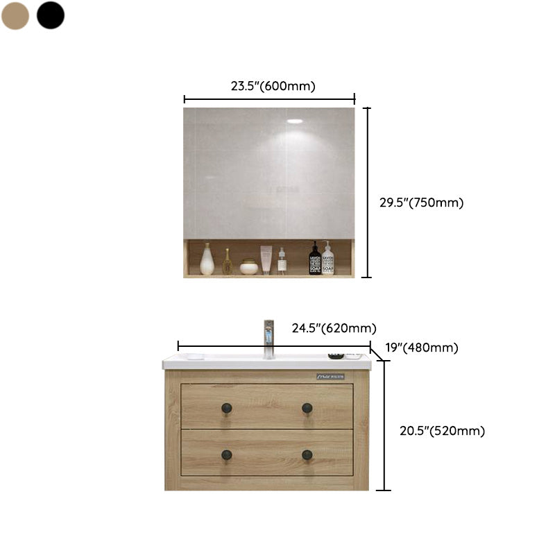 Traditional Bathroom Vanity Ceramic Top with Soft Close Door Clearhalo 'Bathroom Remodel & Bathroom Fixtures' 'Bathroom Vanities' 'bathroom_vanities' 'Home Improvement' 'home_improvement' 'home_improvement_bathroom_vanities' 8075022