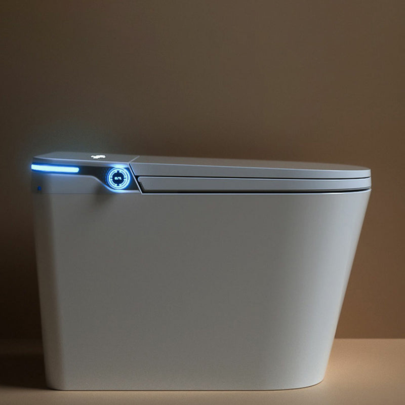 Floor Mount Bidet in White Finish with Remote Control Included Clearhalo 'Bathroom Remodel & Bathroom Fixtures' 'Bidets' 'Home Improvement' 'home_improvement' 'home_improvement_bidets' 'Toilets & Bidets' 8086548