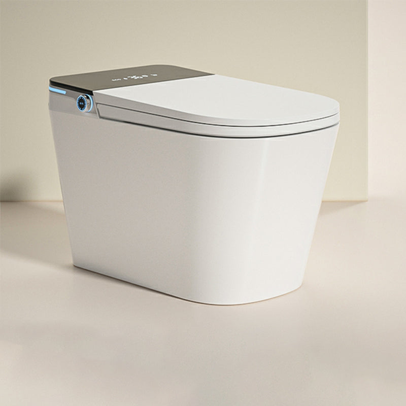 Floor Mount Bidet in White Finish with Remote Control Included Black Clearhalo 'Bathroom Remodel & Bathroom Fixtures' 'Bidets' 'Home Improvement' 'home_improvement' 'home_improvement_bidets' 'Toilets & Bidets' 8086549