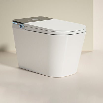 Floor Mount Bidet in White Finish with Remote Control Included Black Clearhalo 'Bathroom Remodel & Bathroom Fixtures' 'Bidets' 'Home Improvement' 'home_improvement' 'home_improvement_bidets' 'Toilets & Bidets' 8086549