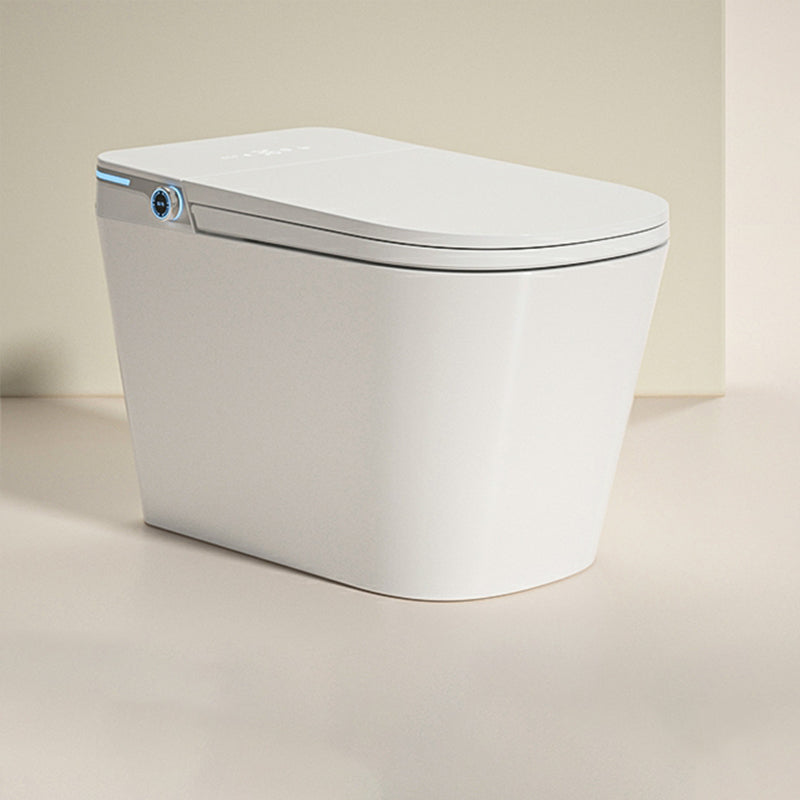 Floor Mount Bidet in White Finish with Remote Control Included White Clearhalo 'Bathroom Remodel & Bathroom Fixtures' 'Bidets' 'Home Improvement' 'home_improvement' 'home_improvement_bidets' 'Toilets & Bidets' 8086550